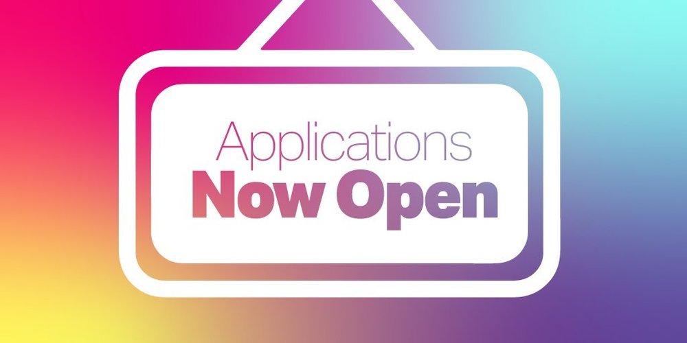 Applications Now Open