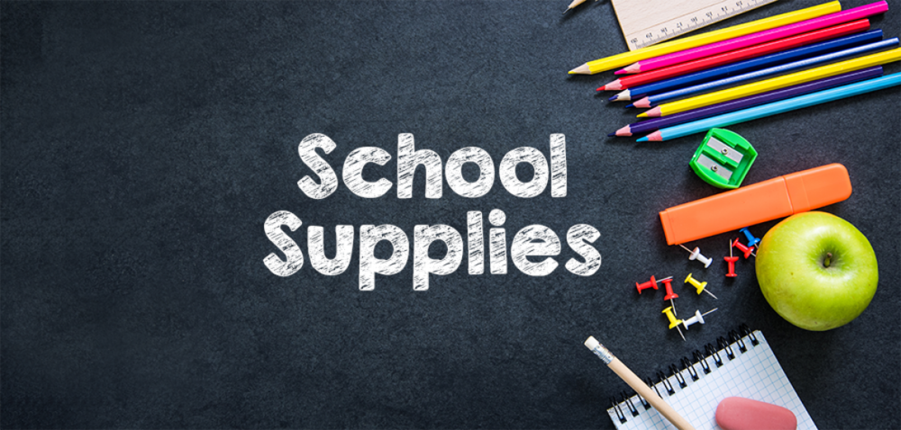 school supplies and title
